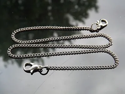 Strong Silver 2mm Stainless Steel Clip On Extender Chain For Necklace & Bracelet • £2.99