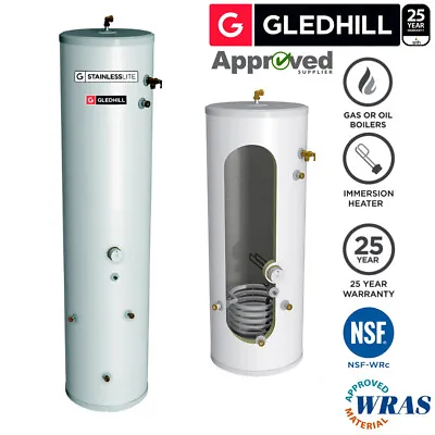 Gledhill Stainless Lite Plus Slimline IND60-SL INDIRECT Unvented Cylinder • £736.96