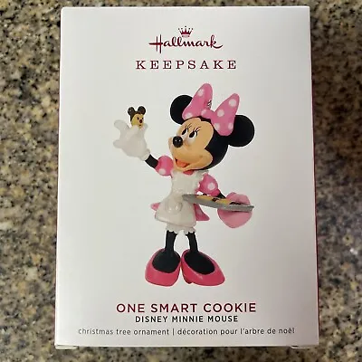 Disney Minnie Mouse One Smart Cookie Hallmark Keepsake Ornament NEW 2019 • $20