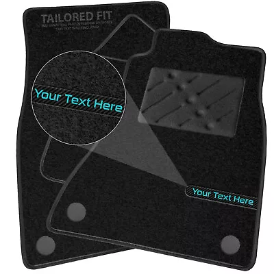 To Fit Jaguar XF 1 Piece Rear 2013-2015 Black Car Mats + Custom Icon [PT] • £54.98