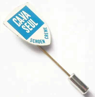 Y890) Ca-Va Seul Shoe Polish Cream Vintage Badge Advertising Lapel Pin • $6.95