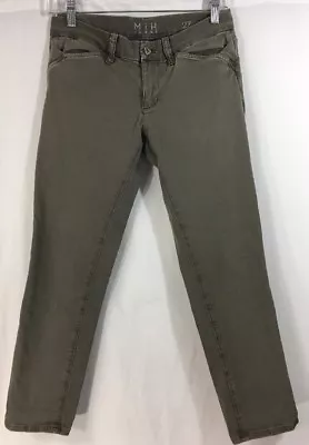 MiH Jeans The Athens Capri Black Olive Color Size 27(28X25.5) Measured • $22