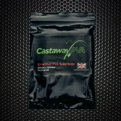 £2.99 • Buy Castaway PVA Slow Melt Solid Bags X 20 ALL SIZES