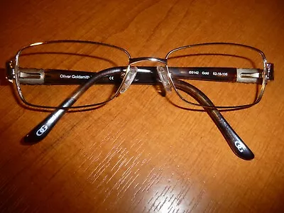 Oliver Goldsmith Brand Golden Glasses Frames  52 - 18 - 135 • £2.50