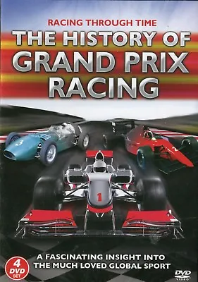 History Of Grand Prix Racing Through Time 4 DVD Set Lotus Circuits Jaguar More • £6.99