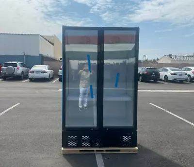 NEW Commercial 2 Glass Door Merchandiser Refrigerator Display Cooler NSF ETL • $1915.46