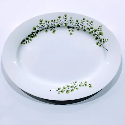 Oval Serving Platter Maidenhair Fern Green By Martha Stewart 16.5” • $75