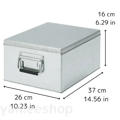 MUJI Japan Galvanized Iron Box Large Height 6.29 Inch For Outdoor Camera Case • $55.90