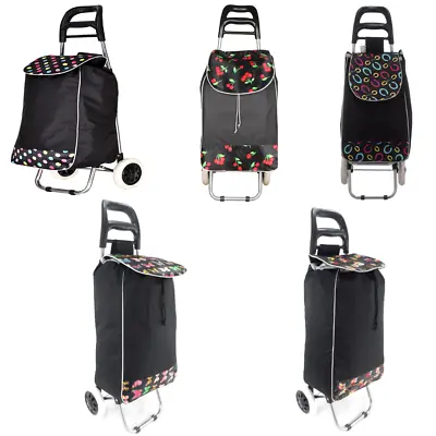 £13.99 • Buy Lightweight Shopping Grocery Trolley Travel Folding Cart Luggage Waterproof 35L