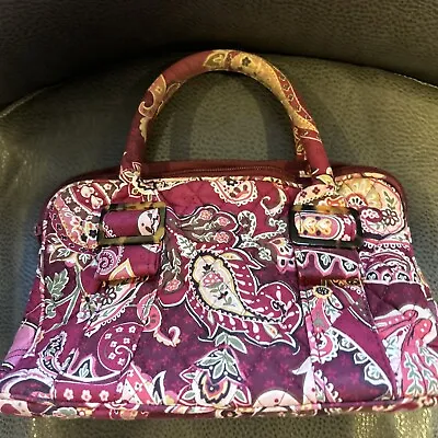 Vera Bradley Piccadilly Plum Small Bag Round Handles • $15