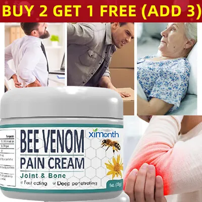 Bee Venom Pain Cream For Joint Bone Healing Arthritis Pain Relief Care Cream Gel • £5.59