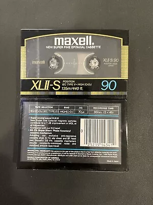 Lot Of 2 New Maxell XLII- S 90 Position Type II High CR02 Blank Audio Cassettes • $19.99