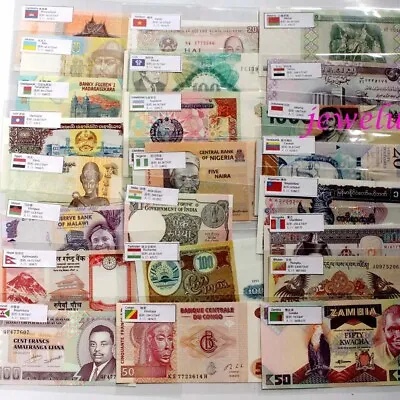 Wholesale Lots 50 Pcs Different World Banknotes Paper Money Foreign Collections • $15.38
