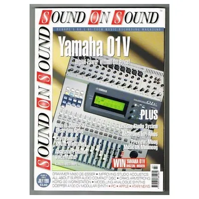Sound On Sound Magazine July 1998 Mbox1171 Yamaha 01V • £8.90