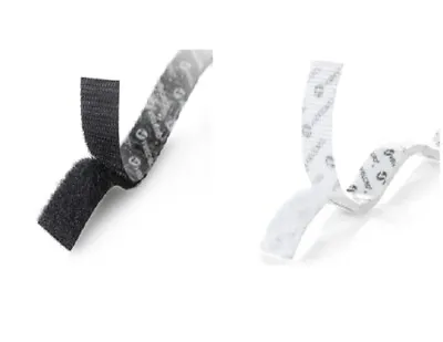 VELCRO® Stick On - Hook & Loop Tape - 50cm X 50mm Wide (5cm) - Black Or White • $15.95