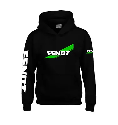 FENDT Hoodie KIDS AND ADULT SIZES Tractor Fendt Enthusiast Farming 5YRS-3XL • £28.99