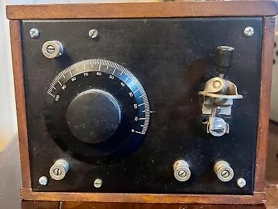 Nice Vintage Antique Crystal Radio Receiver- Homemade - Untested • $46
