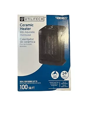 New Utilitech 1500-Watt Fan Utility Indoor Electric Space Heater W Thermostat • $9.60