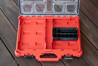 Small Parts Bin For Low Profile Milwaukee PACKOUT Organizer Tool Box • $15