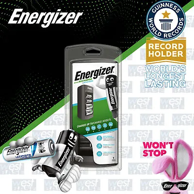 £35.99 • Buy Energizer UNIVERSAL AA AAA C D 9V Battery Charger Rechargeable Batteries LCD #1