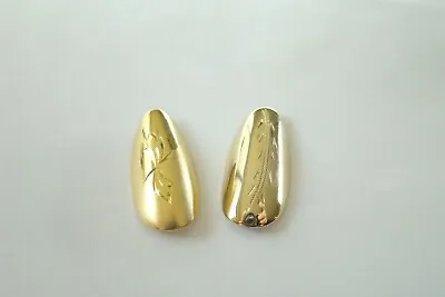 2/$20 Reusable Lifetime Engraved Lifetime 14kt Gold Plated Lge Firm Fingernails • $20