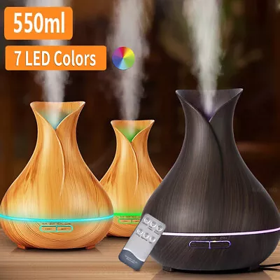 $23.78 • Buy LED Aroma Aromatherapy Diffuser Essential Oil Ultrasonic Air Humidifier Purifier