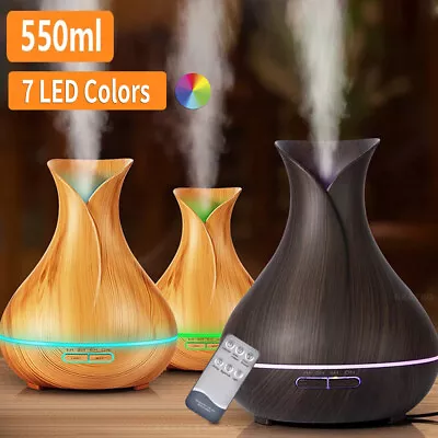 LED Aroma Aromatherapy Diffuser Essential Oil Ultrasonic Air Humidifier Purifier • $23.90