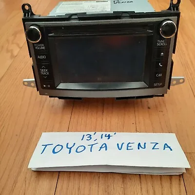 2013 2014 Toyota Venza 6.1 Display Screen CD Radio Receiver Stereo 57044 OEM • $199.98
