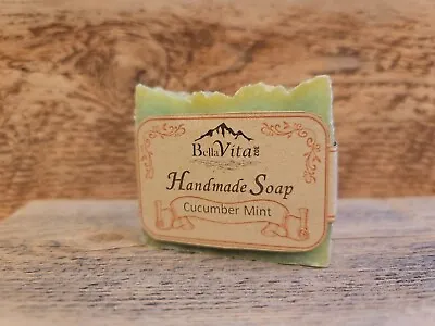 Old Fashioned Soap Cucumber Mint Scented Vegan & Not Tested On Animals 3.5oz Bar • $6.99