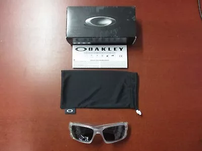 New Oakley Mph Crankcase Sunglasses Matte Clear Frames Grey Lenses Oo9165-17 Nib • $109.99