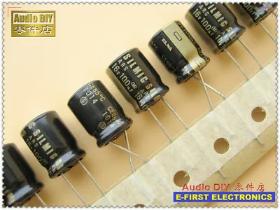 4pcs/20pcs ELNA SILMIC ARS 100uF/16V 100uf Audio Capacitor 10x12.5mm HiFi DIY • $3.05