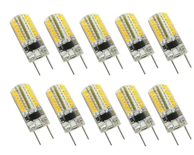 10pcs G8 G8.5 G8.6 Bi-Pin T4 Led Bulb 2W Dimmable 64-3014 Lamp Soft White 120V H • $17.09