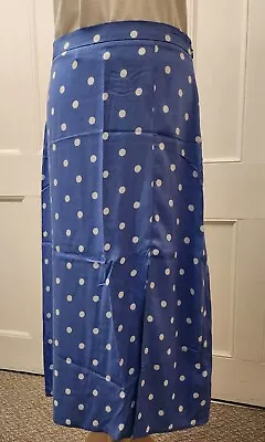 £3 • Buy M&S Blue Polka Dot .. Size 14