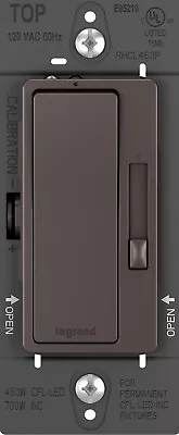 Legrand RH703PDBCCV4 Pass & Seymour Radiant 3-Way Slide Dimmer Switch Dark • $35