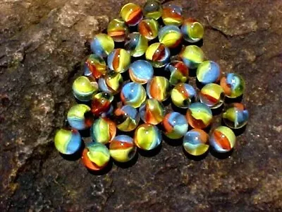 20 1999 Marble King 4 Color (st Marys Mimic) Cats Eye  Cat Eye Marbles $14.99 • $14.99