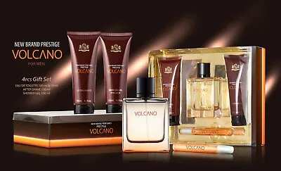 Nb Prestige Volcano 4pcs Gift Set For Men Edt Perfume Set 100ml • £18