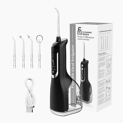 View Details Cordless Water Dental Flosser Water Pik Oral Irrigator Teeth Clearner 330ml Tank • 24.99$