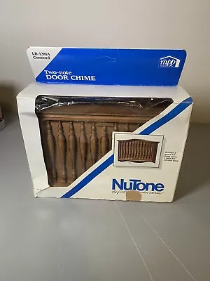 VTG NuTone Two Note Door Chime LB-13MA Concord Two Door Note Capable Brown • $35.99