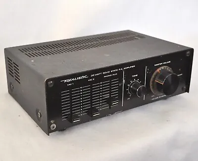 Realistic MPA-35A 35-Watt PA Mixer Amplifier Cat. No. 32-2027 Radio Shack Amp • $40