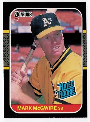 Mark McGwire 1987 Donruss Rookie Baseball Card • $3.24