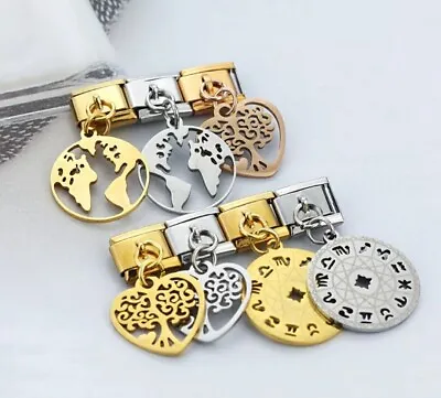 £7.99 • Buy Tree Of Life ,map., Zodiac Charms Compatible With.all  9mm Italian Bracelets