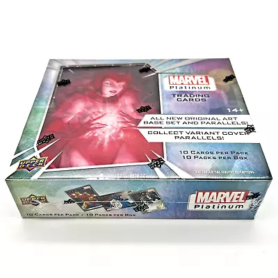 Upper Deck 2024 MARVEL PLATINUM Trading Cards Hobby Box * FACTORY SEALED • $279.99