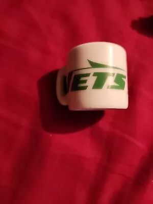 New York Jets Vintage Nfl Football Mini Coffee Cup Ceramic Mug Shot Glass • $5