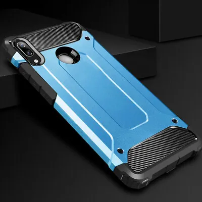 For Huawei Y7 Pro 2019 Case Armor Tough TPU&PC Dual-Layer Shockproof Cover • $9.98