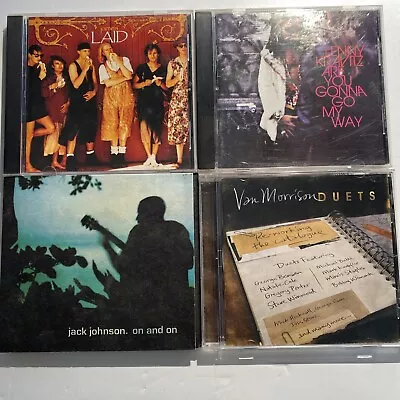 4 Cd Lot Alternative Rock Jack Johnson Van Morrison James Lenny Kravitz￼ Zak • $11.95