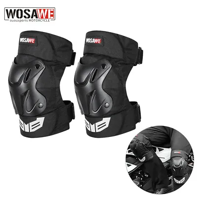 WOSAWE Motorcycle Motocross Knee Brace Pad Shin Protector Safe Protective Gear • $29.56