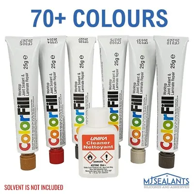 £5.89 • Buy Unika ColorFill Worktop Joint Sealant Sealer & Laminate Repair 70+ Colours