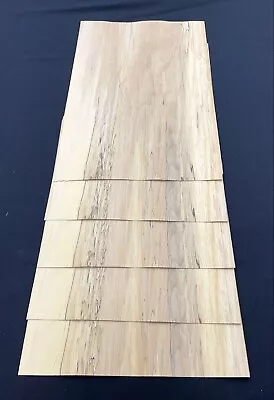 Spalted Wormy Maple Wood Veneer: 5 Sheets ( 15.5  X 10  ) 5 Sq Ft • $22.99