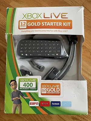$21.99 • Buy Microsoft Xbox 360 Starter Kit Keypad & Headset ,NO 12 Month Live Gold/400 Point