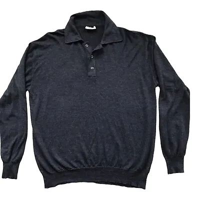 Active Cashmere GDP Men's Gray Long Sleeve Cashmere Sweater • $24.99